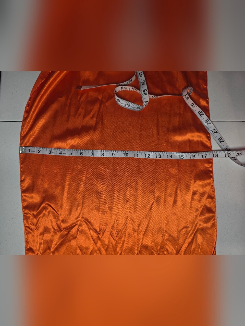 Tony Bowls Orange Beaded One Shoulder Formal Gown NWOT Size 6 Crystal Pageant - Picture 13 of 14
